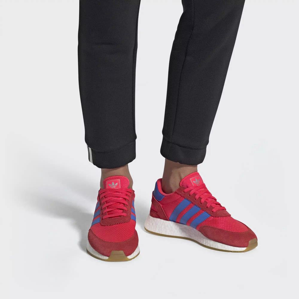 Adidas I-5923 Tenis Rojos Para Mujer (MX-85623)